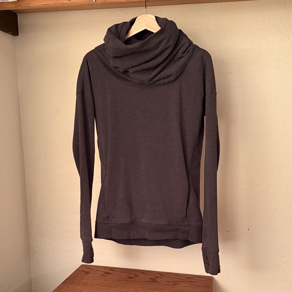 Dark Gray Lululemon Long Sleeve Hoodie